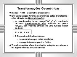 Transformações Geométricas - PCS