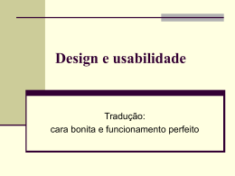 Design e Usabilidade: categorias de usuários