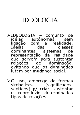 2. Ideologia - Blog da classe