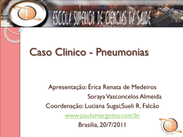 Caso Clínico: Pneumonias