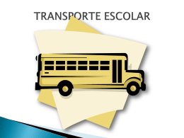 Transporte - Diretoria de Ensino