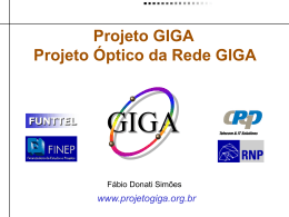 FUNTTEL Projeto GIGA