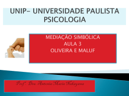 UNIP- UNIVERSIDADE PAULISTA PSICOLOGIA