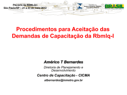 Apresentação Américo Bernardes - Cicma - Documentos