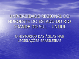 UNIVERSIDADE REGIONAL DO NOROESTE