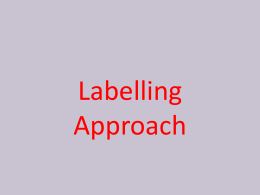 Labelling Approach