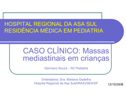 hospital regional da asa sul residência médica em pediatria