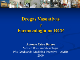 Farmacologia em RCP