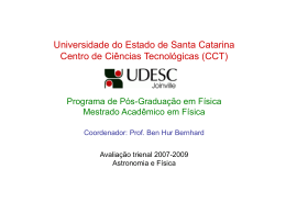Slide 1 - Instituto de Física / UFRJ