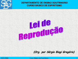 Lei de Reprodução - Sérgio Biagi Gregorio