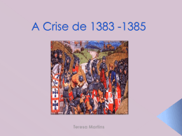 a crise de 1383 - 1385.