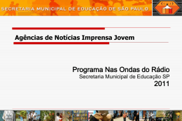 6Criação de agencia de noticias - Secretaria Municipal de Educação