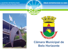 Apresentação - Maurício Leite - Câmara Municipal de Belo Horizonte