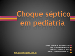 Choque séptico em Pediatria