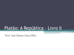 Platão: A República – Livro II