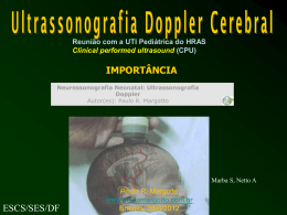 Ultrassonografia cerebral Doppler