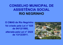 CMAS - Rio Negrinho