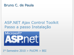 Passo a passo de instalação do ASP.NET Ajax