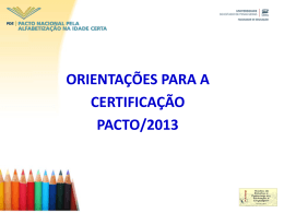 Certificação 2013
