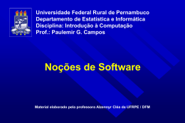 nocoes_software - Centro de Informática da UFPE