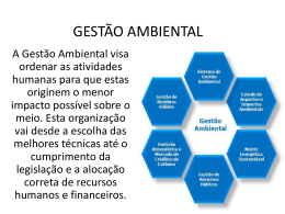 GESTÃO AMBIENTAL