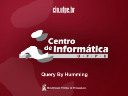 Query By Humming