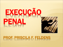 Princípios de Execução Penal - Priscila Formigheri Feldens