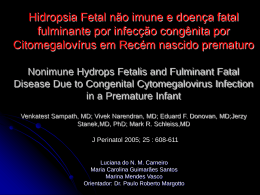 Hidropsia Fetal- relato de caso