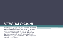 verbum-domini-final - Arquidiocese Pouso Alegre