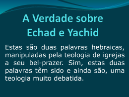 A_Verdade_sobre_Echad_e_Yachid