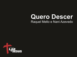 LD0560 - QUERO DESCER - NANI AZEVEDO E RAQUEL MELO