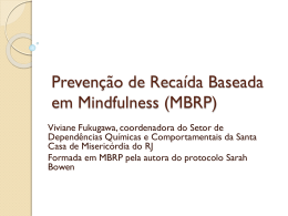 Prevenção de Recaída Baseada em Mindfulness