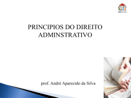 Princípios da administração Pública - Arquivo formato