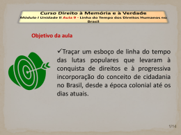 Linha do Tempo dos Direitos Humanos no Brasil