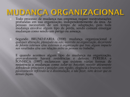 mudança organizacional - CRA-MA