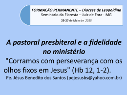 Pastoral presbiteral-motivação