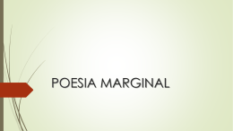 POESIA MARGINAL