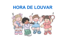 Cânticos 2015 - Hora de louvar - SEEC-SP