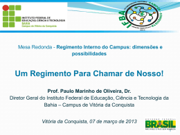 Prof. Dr. Paulo Marinho de Oliveira