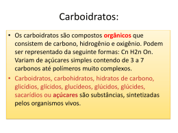 Carboidratos: