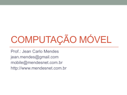 Banco de Dados - Jean Carlo Mendes