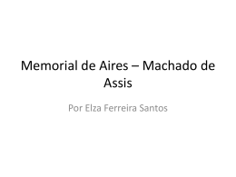 Memorial de Aires * Machado de Assis