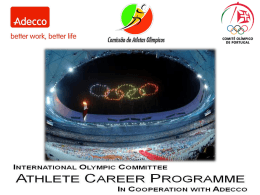 Clique aqui para conhecer o Athlete Career Program