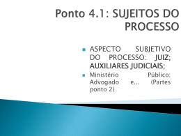 PPoint 4.1 – Juiz e Auxiliares
