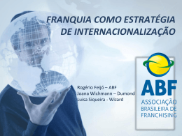 Painel Franquias: Apresentação ABF - Wiki Apex
