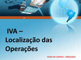 diapositivo - Iva - Localização das Operações