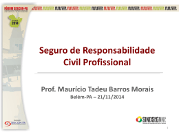 Seguro de Responsabilidade Civil Profissional Prof