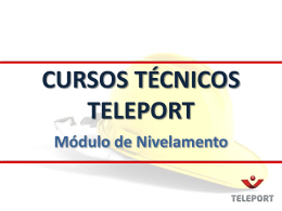 Módulo de Nivelamento CURSOS TÉCNICOS TELEPORT