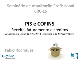 Receita, faturamento e créditos - CRC-ES
