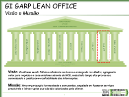 GI GARP LEAN OFFICE Inspeção Inicial